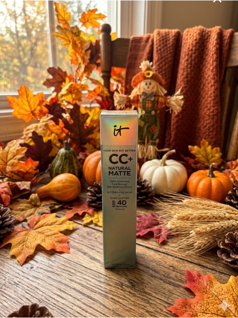 IT Cosmetics CC+ Natural Matte Foundation color fair light